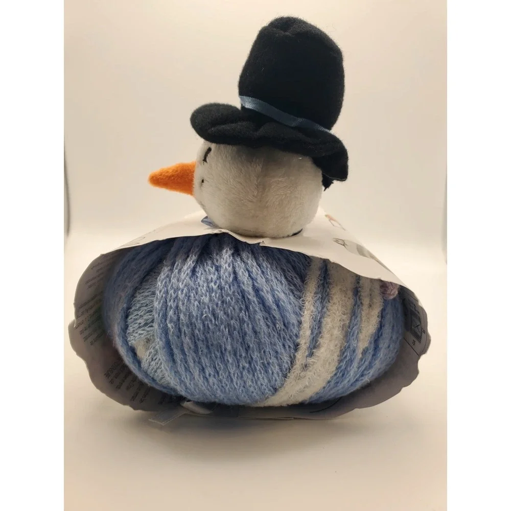 PlushDMC Top This! Snowman Hat Yarn Kit - New Discontinued Knitting Set